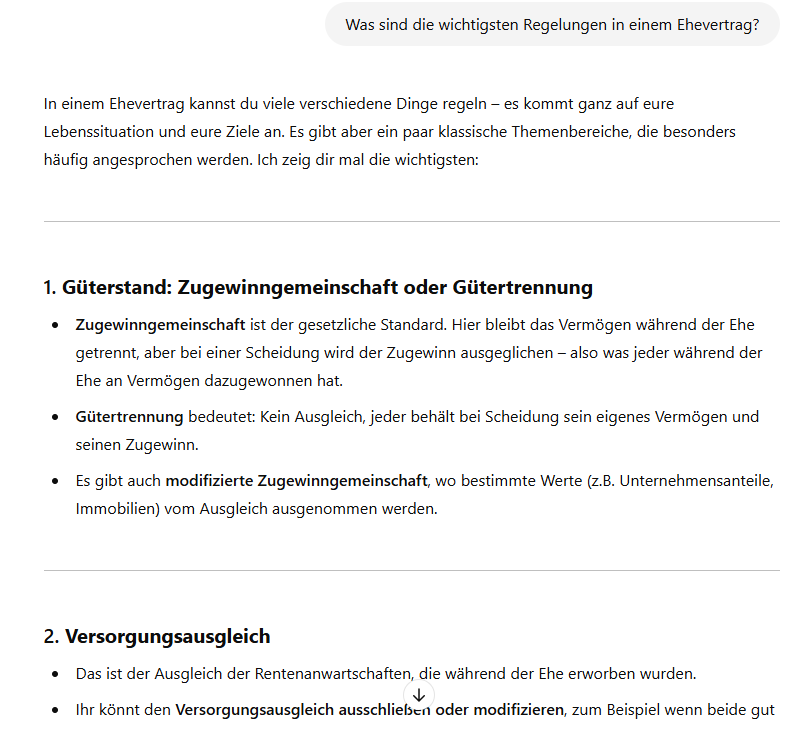 GPT Wichtige Regeln