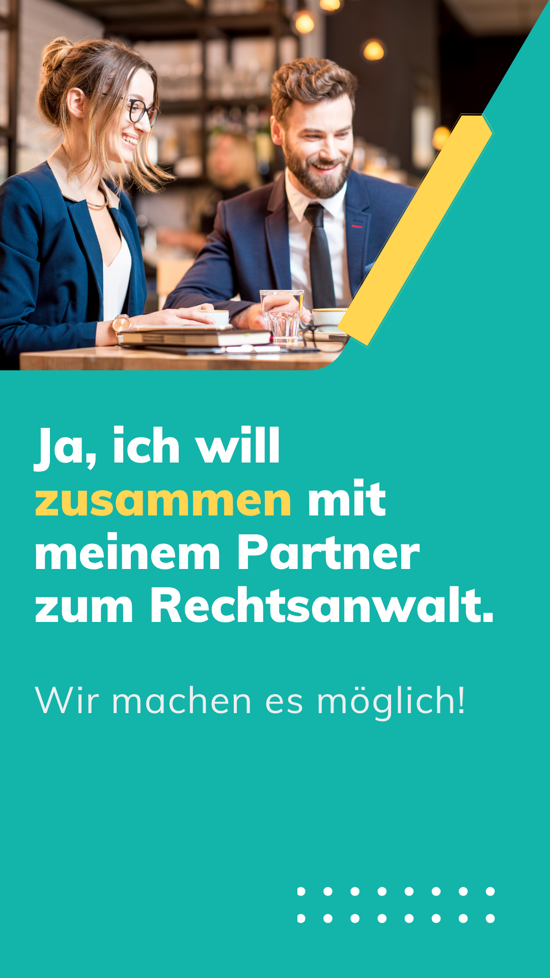 Zusammen zum Anwalt